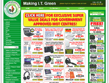 Tablet Screenshot of makingitgreen.co.uk